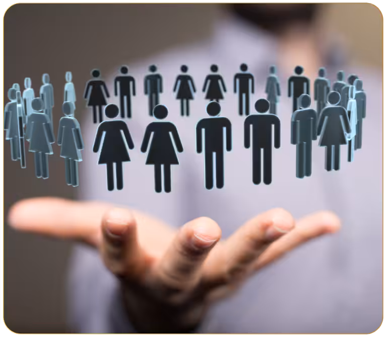 Landing page audience image