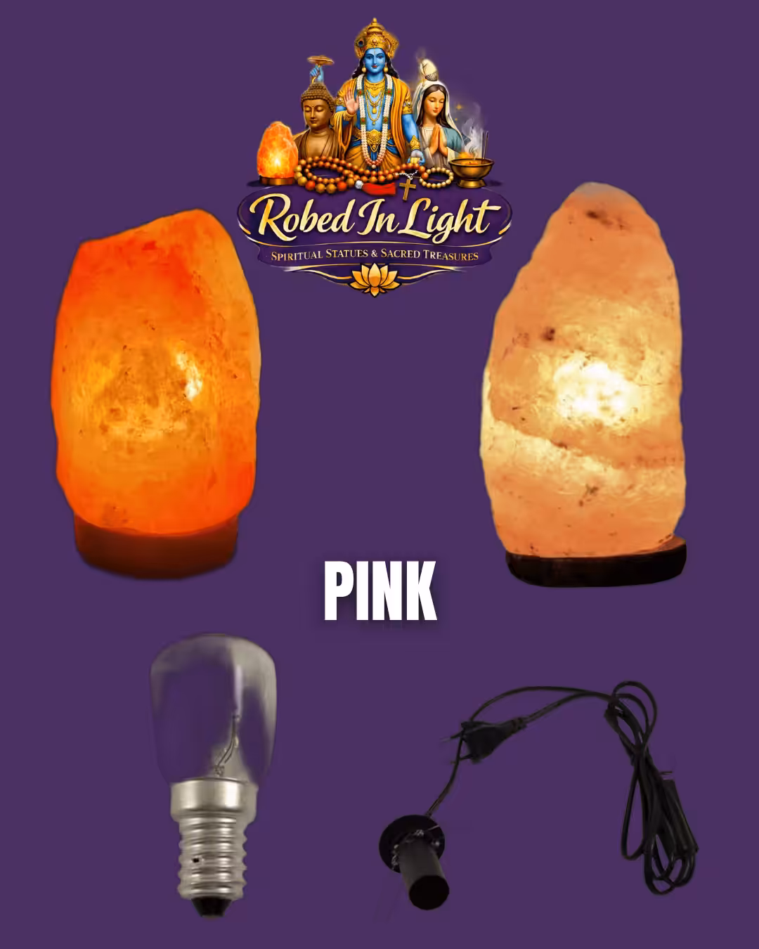 Natural Himalyan Salt Lamp Pink