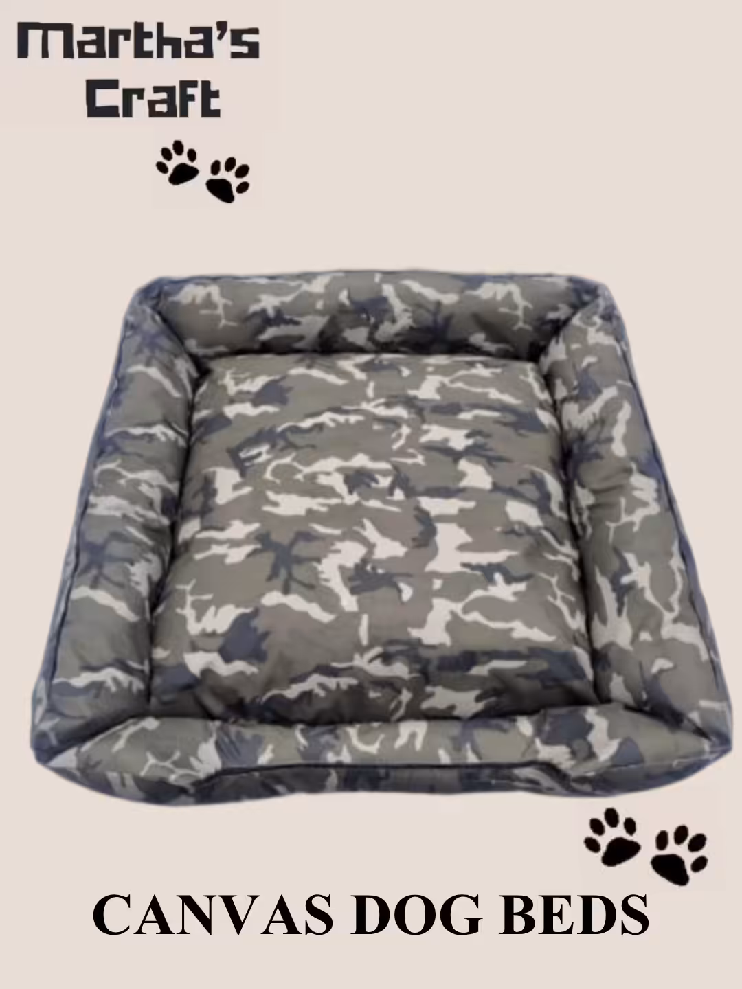 CANVAS DOG BEDS