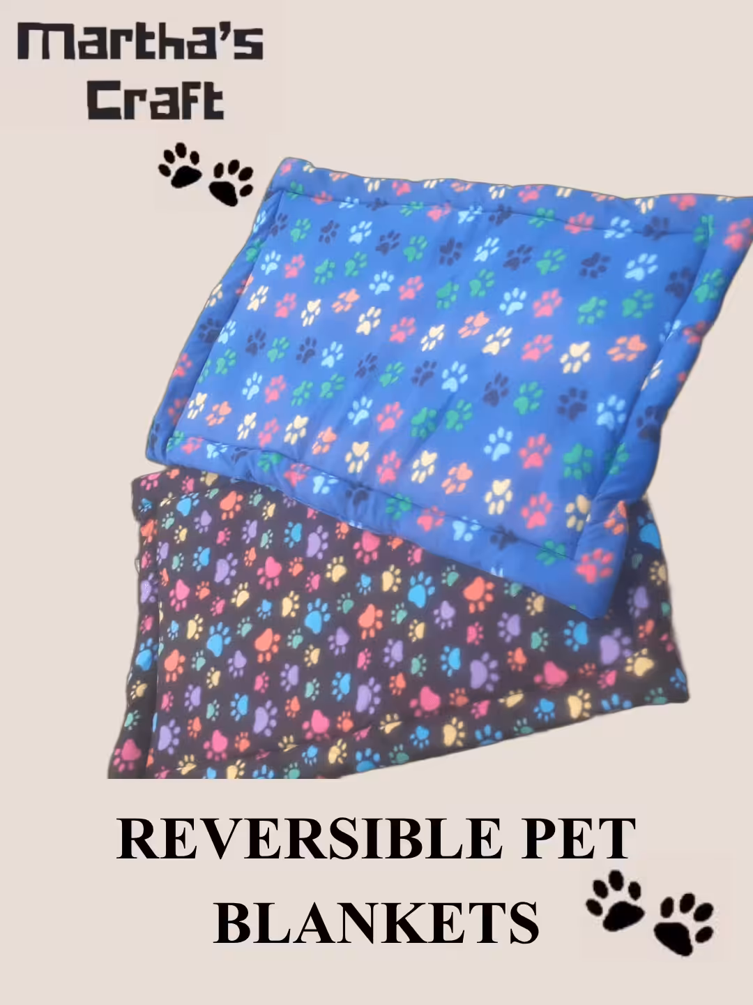 REVERSIBLE PET BLANKETS